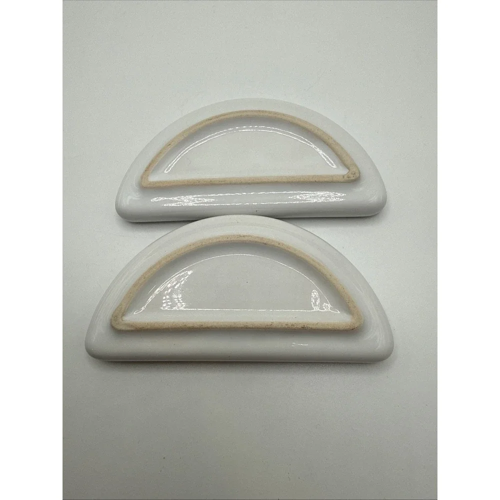 Set Of 2 Kilner Ceramic Fermentation Weights Replacement No Holes Half Moon